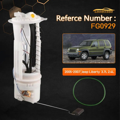 Premium Fuel Pump Assembly Fits 2005 2006 2007 Jeep Liberty 3.7L V6 And 2.4L I4 assembly with float arm and wires.