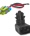 No Sweat Plug And Play Ambient Air Temperature Sensor With Connector Pigtail Harness for Chevy Silverado HD, GMC Sierra 3500 HD.