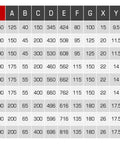 Table of specifications for Top Shelf CNC Vise with Heavy Duty Milling Machine Surface Jaw elements and weights.