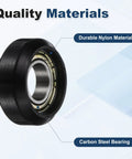 5Pcs Badass Nylon Roller Bearings For Pulley Track Guide 625Z Ball Bearing Kit 5X24X10mm with durable nylon and carbon steel.