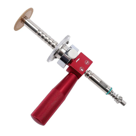 Inside Pipe Cutter Kit For 6 To 105mm Pipes, Adjustable Wall Cutter Tool With Red Handle, Quarter Inch Connection Rod