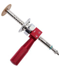 Adjustable Inside Pipe Cutter for PVC ABS and Plastic Pipes 6 to 105mm with quarter inch connection rod, red handle