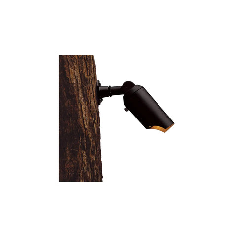 Down Accent Light 1 Light 12V Low Voltage For Wet Locations Slick Textured Architectural Bronze Aluminum Construction mounted on tree