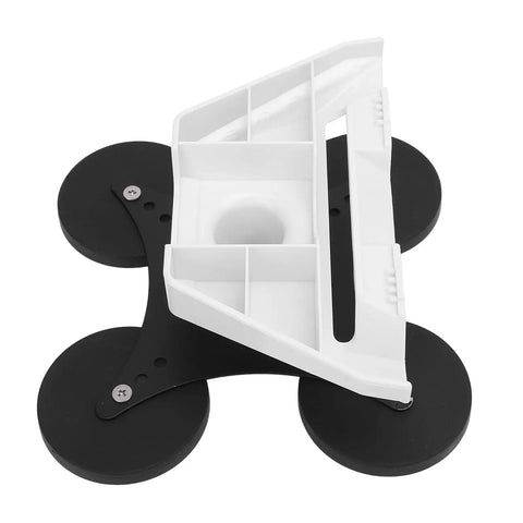 Beefy Magnetic Car Roof Mount Kit For Mini Internet Satellite Antenna with four 100 lb magnets and stainless bracket.
