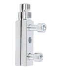 Premium Adjustable Bolt Extractor Kit For Damaged Screws And Broken Pipe Threads, Ultimate Stripped Screw Removal Tool With Hex Handle For 1/2 To 3/4 Inch Plumbing Repairs On Faucets And Valves A Total Game Changer chrome metal body with two side set screws