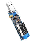 Six Pack USB Buck Boost Converter Modules 3.5 To 12 Volt In And 1.2 To 24 Volt Out DC To DC Adjustable Power Regulator with digital display