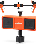 Snap Your Boards Square Fast With This Solid Bar Clamp Leveling Block featuring a built-in bubble level for accurate alignment.