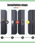 Installation of Interior Door Ball Catch Kit with Drive In Design and Adjustable Tension Concealed Dual Bearing System