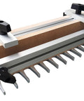 Pro Tier Preassembled Dovetail And Box Joint Router Table Jig featuring Tough As Nails hardware with clamps and templates.