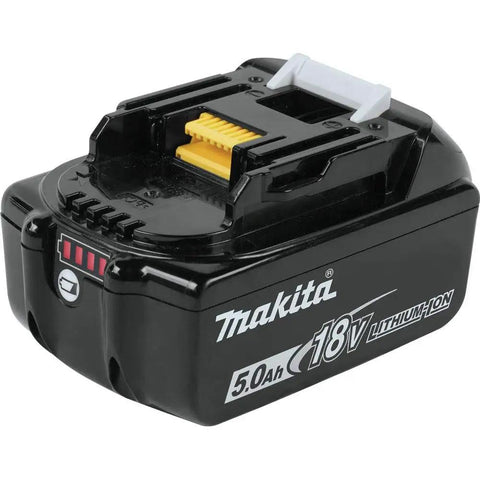 18V LXT Brushless Cordless Drill And Impact Driver Combo Kit With 5.0Ah Batteries shown from side view