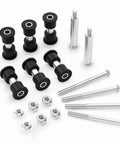 EZGO TXT Rear Leaf Spring Bushing And Sleeve Kit With Front And Rear Screws Nuts For PDS And TXT Gas And Electric Golf Carts