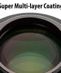Close-up of 2 Inch Telescope Eyepiece With Ultra Wide 70 Degree View And 20mm Eye Relief, showcasing premium multi-layer coatings.