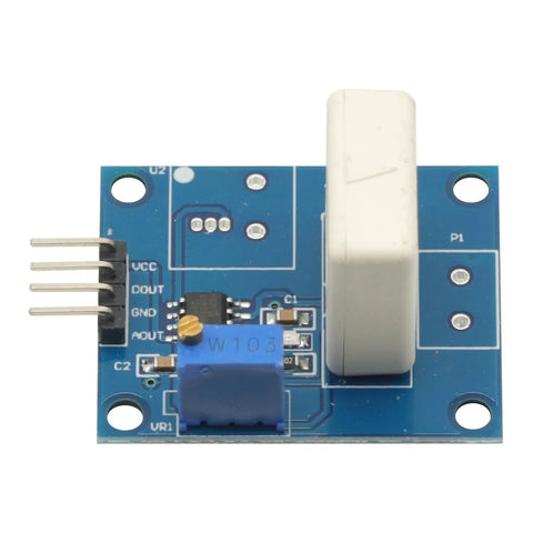 Top Rated Hall Effect Current Sensor Module Handling 35A DC Plus 25A AC With Zero Hassle For Rock Solid Overcurrent Protection And Clean Analog Readings, close view of the board.