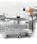 Hybrid Air Ac Compressor Fits Hongqi Hs9 Electric Hybrid Auto Climate Control Cooling System, aluminum alloy build, side view.