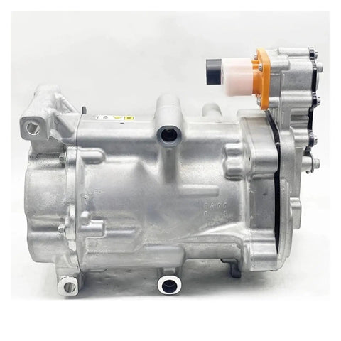 Hybrid Air Ac Compressor Fits Hongqi Hs9 Electric Hybrid Auto Climate Control Cooling System, aluminum alloy build, side view.