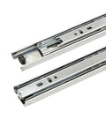 35Mm Telescopic Drawer Slide, Silent Soft Close, Side Mount, Heavy Duty Office And Kitchen Cabinet Drawer Glides, 1 Pack, metal rails