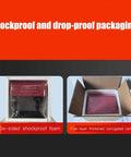 Pro Gear Pneumatic Dot Peen Marking Machine for Heavy Metal Engraving Projects With Digital Control packaging in shockproof foam and corrugated box.