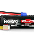 Beefy 6S 5200mAh 22.2V 60C LiPo Battery With EC5 Plug for RC Helicopter Airplane Quadcopter UAV Drone FPV High Power Long Life