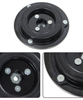 Premium AC Compressor Clutch Hub Replacement For Ford F150 And Lobo 50L Engines 2011 Through 2014 showing top view with bolts.