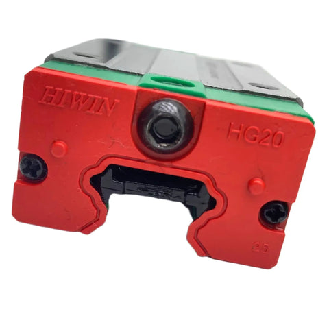Rock Solid Linear Guide Rail System With Carriage Block HGH20CA HGR20 HGW20CC And HGW20HC For Smooth Motion, red HG20 carriage block