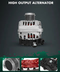 Beefed Up Alternator Replacement For Hyundai Elantra Family Including Elantra Coupe And Elantra GT And Kia Forte Family Including Forte Koup Forte5 Soul Models 2011 Through 2017 1.8L And 2.0L Engines