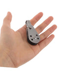 Beefy Stainless Steel Sailing Pulley Block Set 4 Pack For Marine Rigging And Kayak Gear Rugged Pulleys With Smooth Bearings handheld