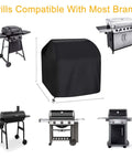 Spirit E-425 Grill Cover Beefed Up Heavy Duty All Weather Shield For Outdoor Barbecue Grills Water Resistant Patio Protector