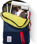 Pre Owned Seventh Gen Ten Point Two Inch Wireless Tablet Thirty Two Gb Storage Silver Body Touch Id Sensor A10 Fusion Processor Mean Performance Slick Aluminum Panel Sweet Deal For Binging Shows And Homework in a colorful backpack.