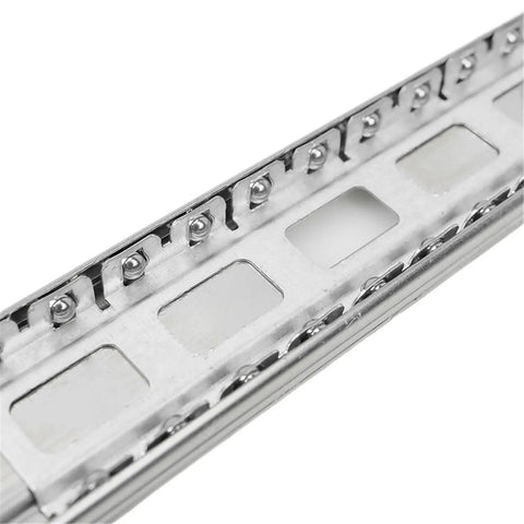 Close-up of One 45mm Full Extension Push To Open Ball Bearing Drawer Slides For Kitchen And Bedroom Furniture Drawers Slick Smooth Operation