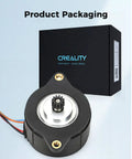 K2 SE Extruder Stepper Motor Replacement for 3D Printer, 36-20_E Axis with 12-Tooth Gear, shown with Creality packaging
