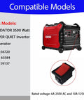 Electric Start Momentary Rocker Switch Replacement For 3500 Watt Inverter Generators Compatible With Predator 3500 Inverter