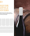 Snag These White PVC Heat Shrink Wine Bottle Caps A Dope One Hundred Pack To Keep Open Bottles Fresh With An Airtight Seal That Kills Oxidation Cold Zero Fuss Just Heat For A Snug Fit Around Any Neck Sweet For Weekend Sipping Or Quick Stashing with wine bottle and caps.