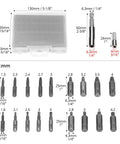 Stripped Screw Extraction Kit 22 Pc For Broken And Damaged Screws With Magnetic Extension Bit Holder And Socket Adapter