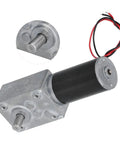 Built Like A Tank 12V DC Gear Motor With Hold Fast Self Locking Feature And Super Quiet Run, die cast aluminum casing.