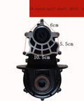 Electric Tricycle Shift Differential Gearbox Upgrade For High And Low Speed, 18-Tooth Gear Shift System, Bolt-On Drive Enhancement For E Trikes, Smooth, Quiet Shifting And Enhanced Torque On Every Ride, black gearbox, 10.5cm