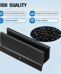 Sliding Shower Door Bottom Guide For Glass Doors Up To Half Inch Wide Plastic Track Guide Measuring Half Inch Wide
