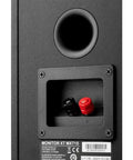 Back panel of XT15 Monitor Bookshelf and Surround Sound Speakers Pair With Hi Res Audio Certified, showing speaker terminals.