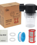 Garden Hose Filter With Quick Connect No Fuss Install Three Quarters Inch GHT Thread Sediment Trap For Irrigation Drip Systems