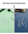 Galvanized iron Beefy Bow Tie Cotter Pin And Heavy Duty Deck Clip Fasteners Kit for lawn mower and trailer hitch