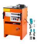 Heavy Duty Hydraulic Electric Rebar Bender With Foot Pedals 0-180 Degree Angle For Steel Bars Pure Copper Motor quiet operation.