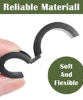 Close-up of soft and flexible 14 Piece Bicycle Handlebar Shim Set Rubber Anti Vibration Cushions For 22.2 25.4 To 31.8 Mm Stems