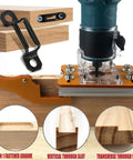 Hella Smooth Sixty Five Millimeter Aluminum Router Table Insert Plate With Heavy Duty Slotting Frame and Universal Woodworking Compatibility