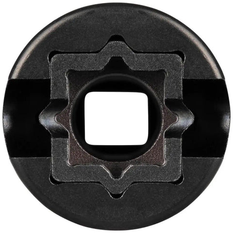 Close-up of Six In One Impact Socket Set With SAE Wrench And Four Point Sockets, showing socket alignment slot