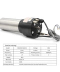 Heavy Duty 2.2kw Water Cooled Spindle 220v Router Motor, 24000rpm, with seal fittings and wiring for CNC setups.