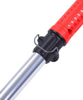 Close-up of Heavy Duty Cordless Stick Transfer Pump With 720 GPH Flow For Diesel Gas And Water Use showing sturdy handle and secure connections.