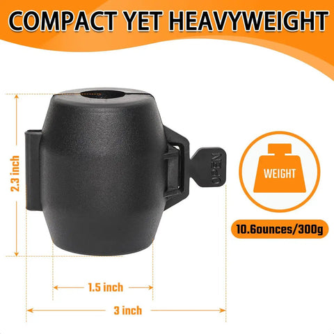 Heavy Duty Gravity Weight Ball For Pull Down Faucet Hose No Sweat Kitchen Sink Sprayer Replacement, compact design, 10.6 ounces.