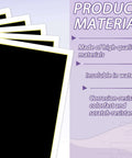 Two black laser engraving paper sheets, 15.3 x 10.6 in, for ceramics, glass and metal engraving