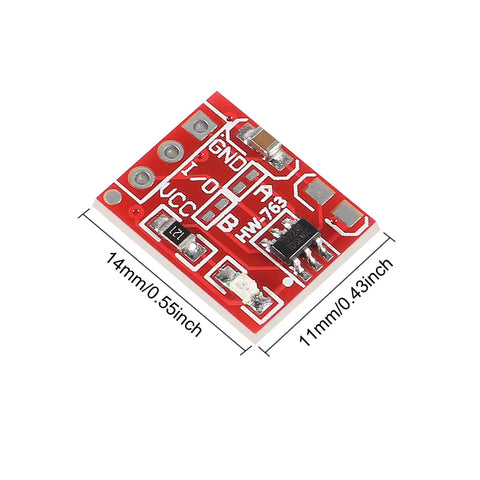 100 Pack TTP223 Capacitive Touch Switch Modules For Arduino And Raspberry Pi DIY Projects Self Lock Button Sensor