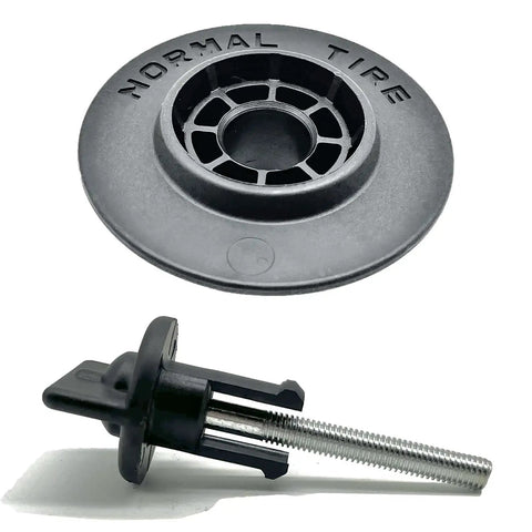 Mitsubishi Lancer Spare Tire Wheel Mounting Bolt Adapter Screw Replacement For 2008 Through 2017 Models Except Evo Black Durable Steel Fits OEM Specifications