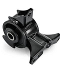 Front Right Engine Motor Mount For Honda Accord 1998 Through 2002 V6 3.0L Odyssey 99 Through 04 Acura CL And TL Rock Solid Bolt On Replacement A6552 Em8974, black steel mount with rubber isolator.